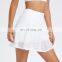 Wholesale Quick Dry Sports Fabric Shorts Lining 2 In 1 Tennis Mini Skirt Women Ladies Golf Fitness Running Wear Athletic Apparel