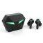 Low-latency True Wireless Earphone TWS Wireless Gaming Earbuds With Led Light