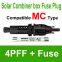 Waterproof Flame Retardant NSPV Solar Combiner Box Inverter Panel Type Fuse Connectors Series