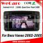 Wecaro WC-MB7507 Android 4.4.4 touch screen for Benz vaneo car radio gps 2002 - 2005 mirror link