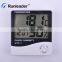 LCD digital Multi Function Temperature and Humidity Meter Clock Alarm Calendar