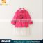 2015 Children's Double-Breasted Lace autumn girls wind coat