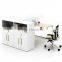 Modern Two Person Office Workstations With Side Storage Cabinet