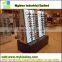 customized shopping centre wooden sunglass display showcase