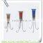 LC-89282 Outdoor Set 3 Colorful Mosaic Candle Holder with Metal Legs