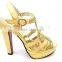 Fashion Sexy Lady Open Toe High Heel Wedding Shoes Diamond With Platform Shoes Party Shoes