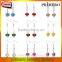New Arrival Crystal Ball Spiral Dangle Earrings For girl