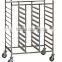Cake Display Bread Cooling Rack Stainless Steel Trolley
