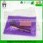 Glitter transparent plastic PVC pencil case with zipper