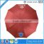 3 folding gift umbrella wholesale cheap umbrellas with red color