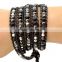 Cheap price boho style jewelry beautiful multi wrap bracelet