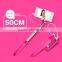 Fashional gift wholesale mini selfie stick monopod with bluetooth remote shutter