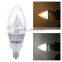 Silver Dimmable Warm White/White AC110V/220V 6W E12 LED Candle Bulb Light Energy-saving Chandelier Lamp Home Lighting Fiture