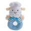 Promotional Wholesale Soft Animal Plush Rattle Toy Custom Baby Rattle