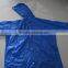 waterproof reusable PVC rain coat/rain wear/rain poncho for outdoor