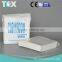 [D-TEX] wood pulp polyester nonwoven white crepe fabric roll similar to sontara