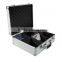 Professional portable aluminum CD case, CD flight case 60 CDs ZYD-CD11