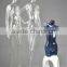 Transparent plastic mannequin/torso