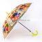Auto Open Printing Cartoon Umbrella With Whistle