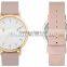 international gold wrsit watch women watches stainless steel watch quartz watch waterproof leather band watch original watch