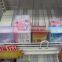 clear plastic shelf divider for supermarket