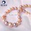 real pearl jewelry fresh water unique pearl necklace mixed color
