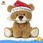 Hot Sale Lovely Plush Teddy Bear Toy With Christmas Hat Quality Choice