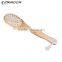 Wood short handle massage body brush