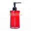 Plastic Red Soap Tray with Jewels Soap Dish with Soap Dispenser