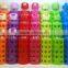 colorful Silica gel sleeve glass water bottle food grade glass