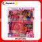 11.5" non B/O beauty fashion doll with accessories