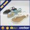 Fashion diamond flat jelly jeweled sandal for women