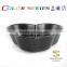 Bulk buy from china chaozhou black heart shaped glass color bowl dish