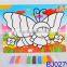 Fashion drawing toy glow in the dark painting model board