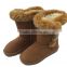 Cheap fashion single breasted midcalf girl snow boot