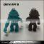 Low price professional plastic smart robot shaped keychain with lighter