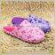 Embroidery Hotel Slippers Slipper Socks With Rubber Sole