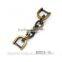 Old burnish antique brass brushed chain rings for handbag