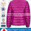 2016 Fashion Design Polyester Mini Ripstop Shell DWR Treatment Stand Collar Womens Down Parka