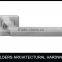 Chinese factory stainless steel door handle with square tube and escutcheon
