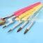 Colorful Hexagon Acrylic Handle with Diamond Kolinsky Acrylic Brush                        
                                                Quality Choice