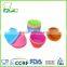 China Manufacture Wholesale Baby Bake Cake Heart Shaped Silicone Cupcake Mold