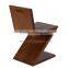 Wooden furniture Dining Chair Zig Zag Chair side swivel chairs                        
                                                                                Supplier's Choice