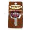 new shelves happy frog head shape soft pvc portable key holder