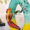 lively magpie bright-coloured decoration Ceramic Wine bottle