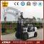 LTMA forklift with paper roll clamp