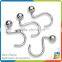 2016 nice pattern dot shower curtain hooks