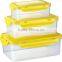 4 Pcs Food Container Keep Fresh Microwave Plastic Food Packing Box
