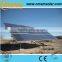 Ground solar panel mounting structure