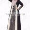 Fashionable Abaya Muslims Caftan Turkish Appliques Lace Islamic Women Clothing Long Dress Kaftan Mixed Color Two Shades